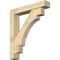 Ekena Millwork Merced Block Rough Sawn Bracket w/ Offset Brace, Douglas Fir, 6"W x 32"D x 36"H BKT0604X32X36MRC05RDF - alternate 1